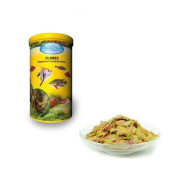 AQUARIS Aquarium Fischfutter - Flakes - 45g / 250ml Teichfutter online kaufen