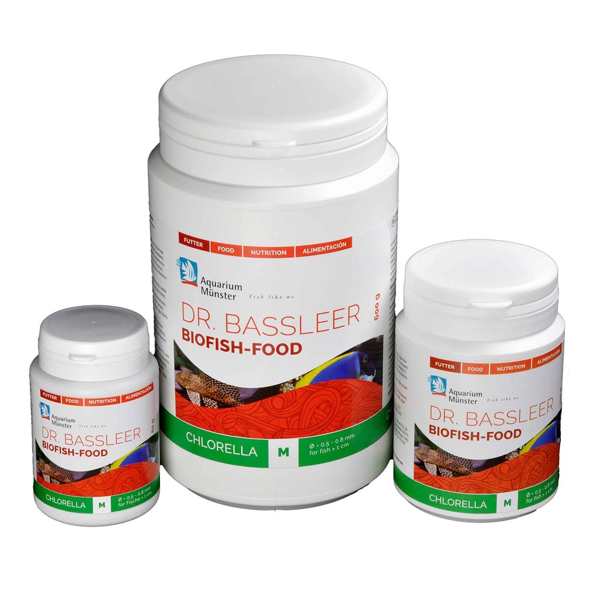 Aquarium Münster DR. BASSLEER BIOFISH FOOD CHLORELLA M 60g Teichfutter online kaufen