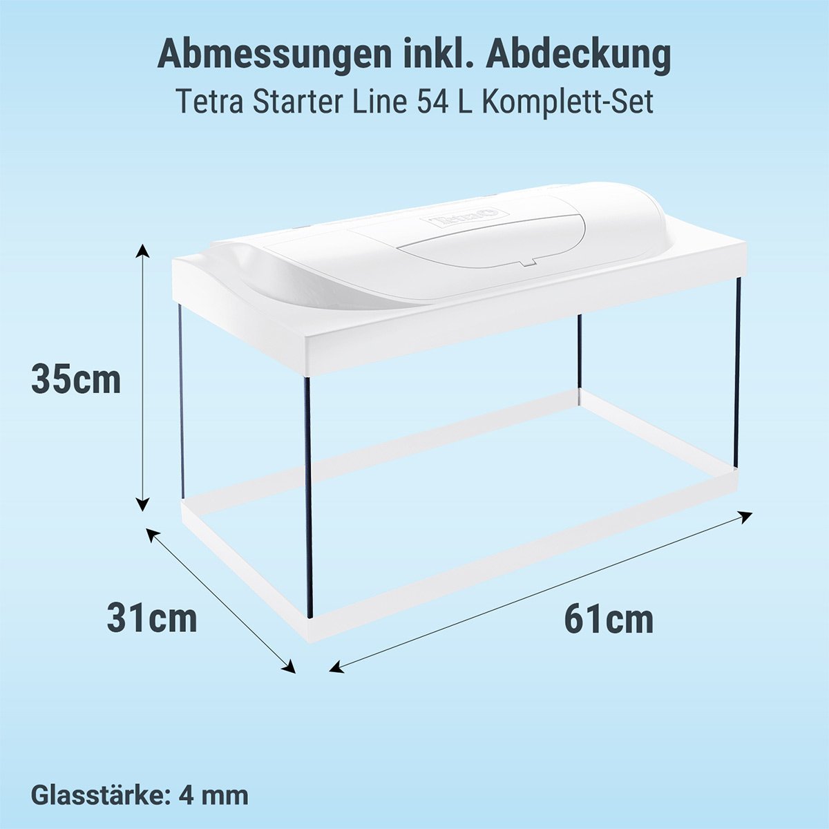 Tetra Starter Line LED Aquarium 54L Süßwasseraquarium online kaufen